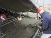 Foundation plate stabilization and pouring