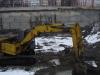 Works on Shelter object wall berm demounting to arrange the New Safe Confinement foundations