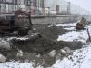 Works on Shelter object wall berm demounting to arrange the New Safe Confinement foundations