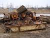 Extracting machines and mechanism buried in 1986 from the ground